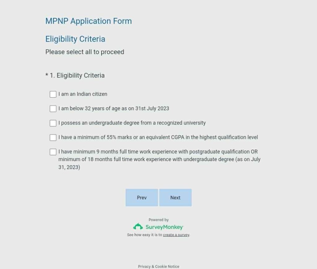 Process To Apply Online Under Madhya Pradesh Nipun Professionals